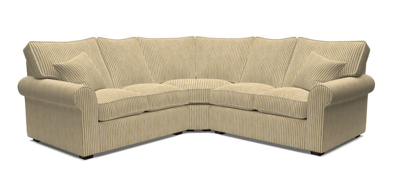 Upperton Corner Sofa RHF & LHF in Two Tone Plain Biscuit  - Loose cover option available