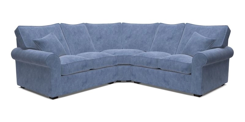 Upperton Corner Sofa RHF & LHF in Two Tone Plain Biscuit  - Loose cover option available
