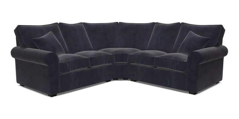 Upperton Corner Sofa RHF & LHF in Two Tone Plain Biscuit  - Loose cover option available