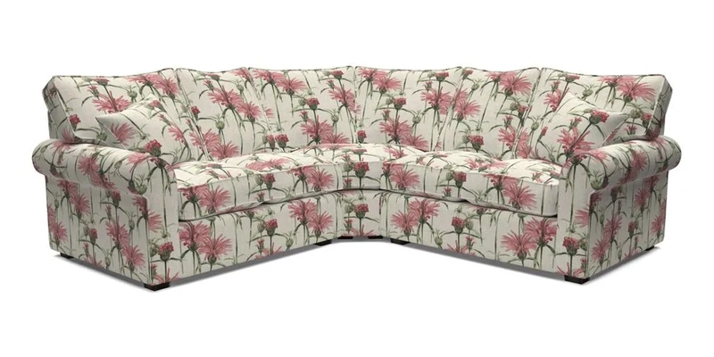 Upperton Corner Sofa RHF & LHF in Two Tone Plain Biscuit  - Loose cover option available