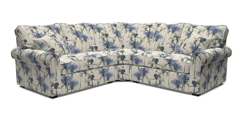 Upperton Corner Sofa RHF & LHF in Two Tone Plain Biscuit  - Loose cover option available