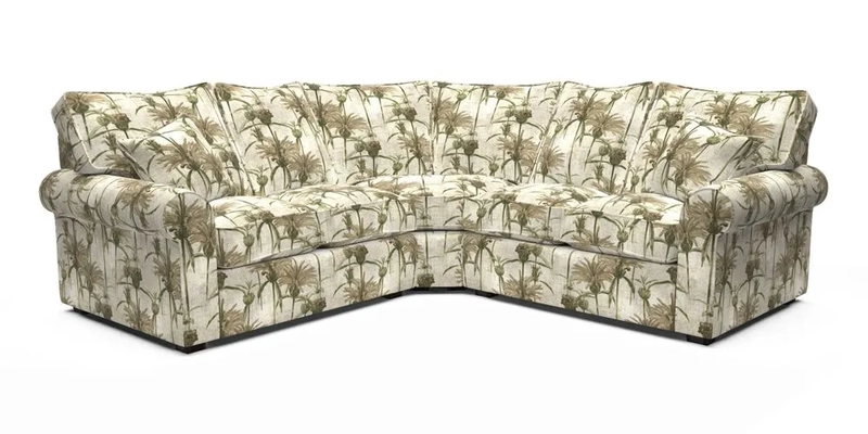 Upperton Corner Sofa RHF & LHF in Two Tone Plain Biscuit  - Loose cover option available