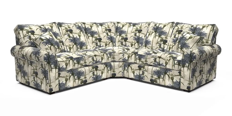 Upperton Corner Sofa RHF & LHF in Two Tone Plain Biscuit  - Loose cover option available