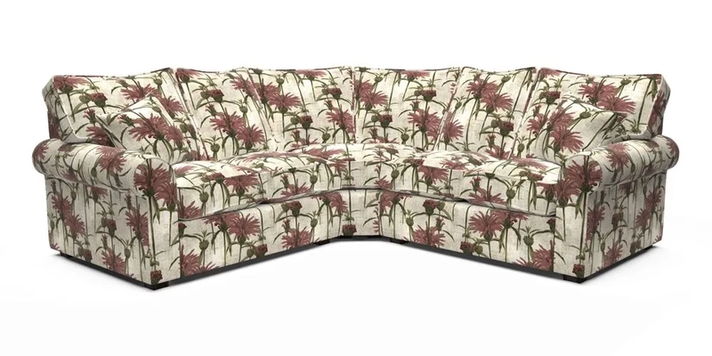 Upperton Corner Sofa RHF & LHF in Two Tone Plain Biscuit  - Loose cover option available