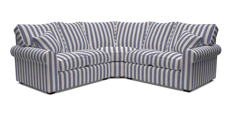 Upperton Corner Sofa RHF & LHF in Two Tone Plain Biscuit  - Loose cover option available