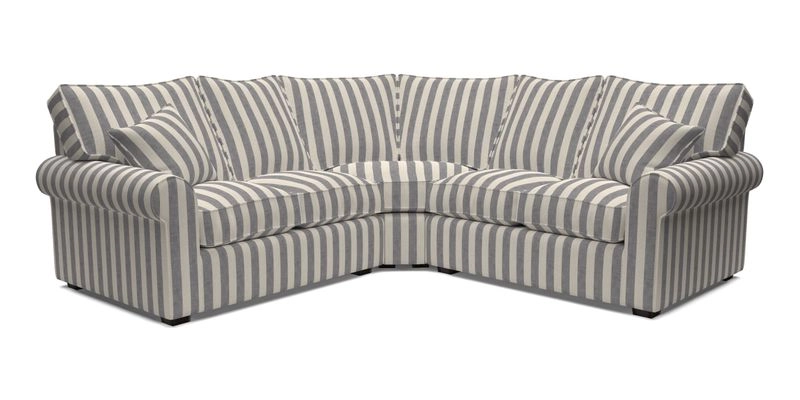 Upperton Corner Sofa RHF & LHF in Two Tone Plain Biscuit  - Loose cover option available