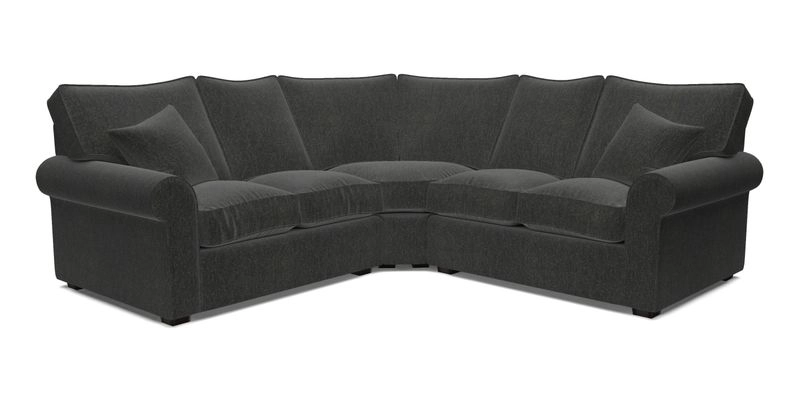 Upperton Corner Sofa RHF & LHF in Two Tone Plain Biscuit  - Loose cover option available