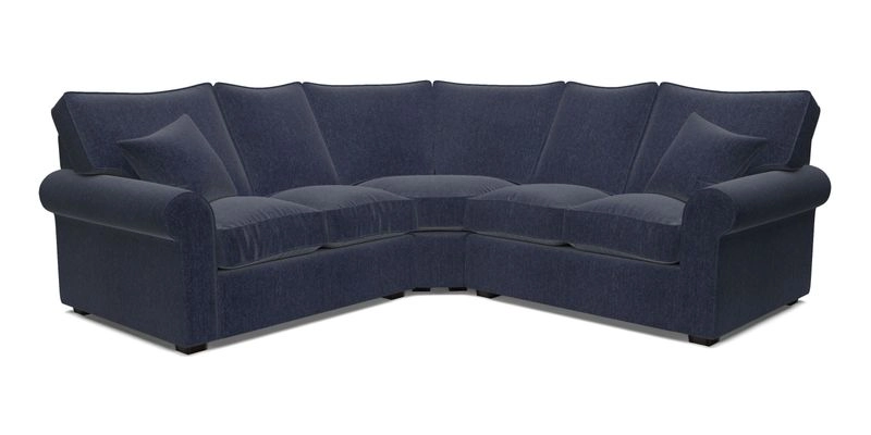 Upperton Corner Sofa RHF & LHF in Two Tone Plain Biscuit  - Loose cover option available