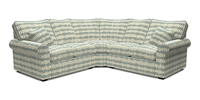 Upperton Corner Sofa RHF & LHF in Two Tone Plain Biscuit  - Loose cover option available