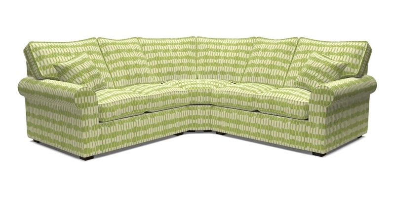 Upperton Corner Sofa RHF & LHF in Two Tone Plain Biscuit  - Loose cover option available
