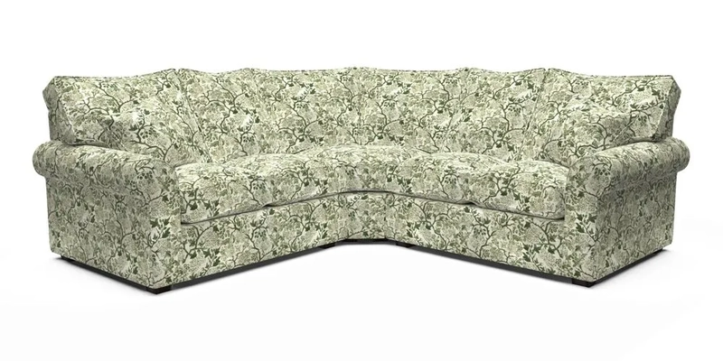 Upperton Corner Sofa RHF & LHF in Two Tone Plain Biscuit  - Loose cover option available