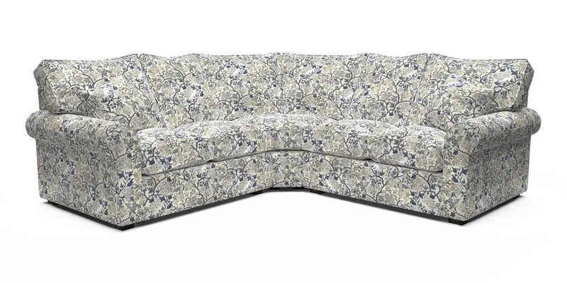 Upperton Corner Sofa RHF & LHF in Two Tone Plain Biscuit  - Loose cover option available