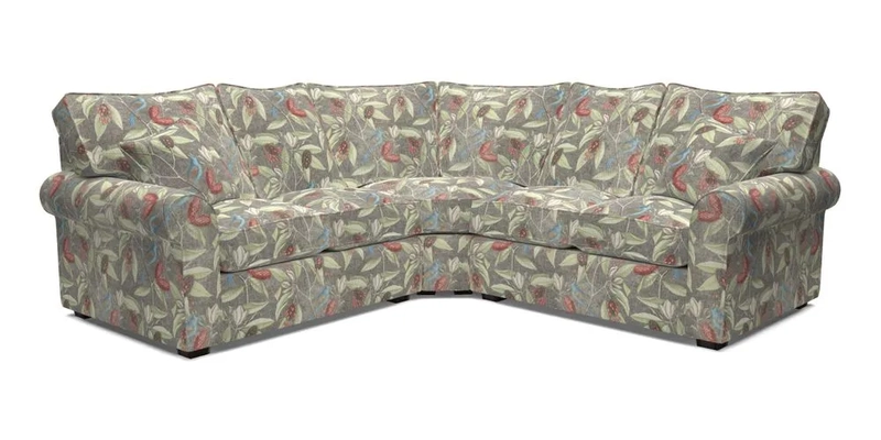 Upperton Corner Sofa RHF & LHF in Two Tone Plain Biscuit  - Loose cover option available