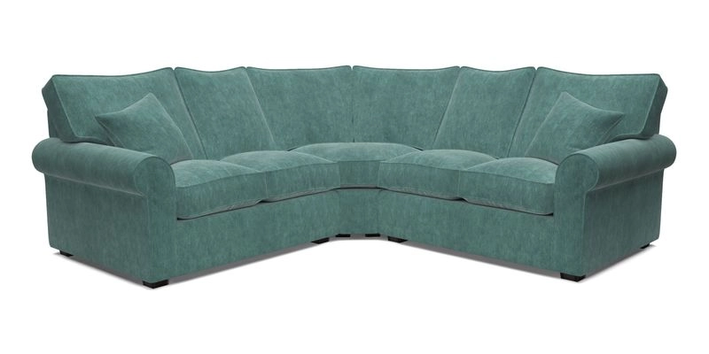 Upperton Corner Sofa RHF & LHF in Two Tone Plain Biscuit  - Loose cover option available