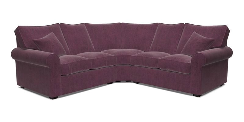 Upperton Corner Sofa RHF & LHF in Two Tone Plain Biscuit  - Loose cover option available