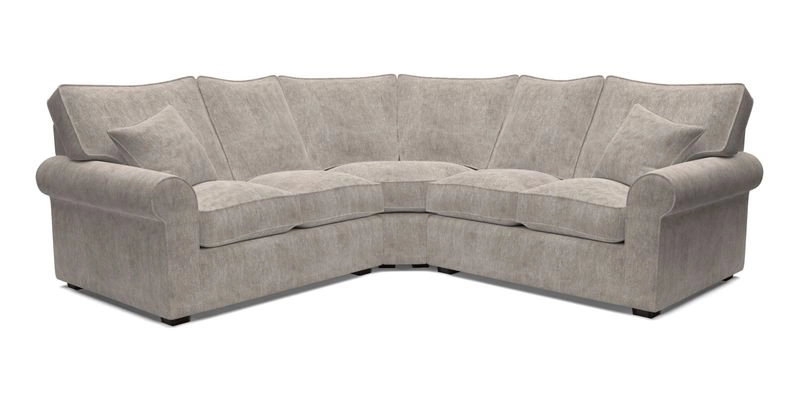 Upperton Corner Sofa RHF & LHF in Two Tone Plain Biscuit  - Loose cover option available