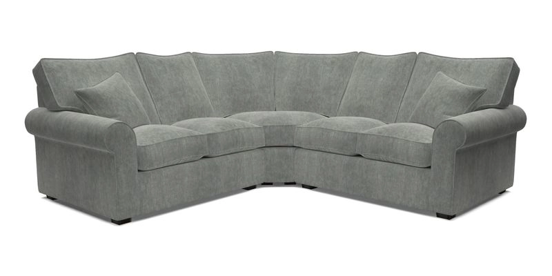 Upperton Corner Sofa RHF & LHF in Two Tone Plain Biscuit  - Loose cover option available