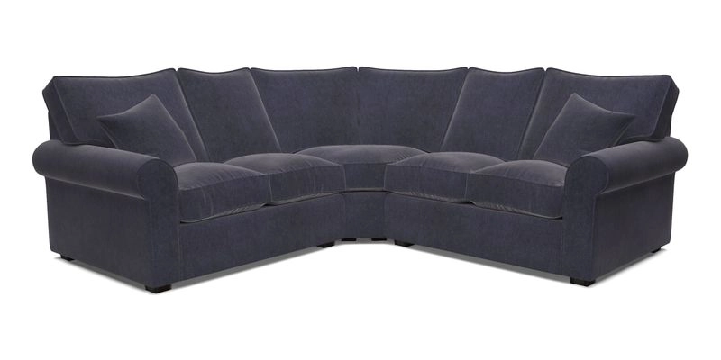 Upperton Corner Sofa RHF & LHF in Two Tone Plain Biscuit  - Loose cover option available