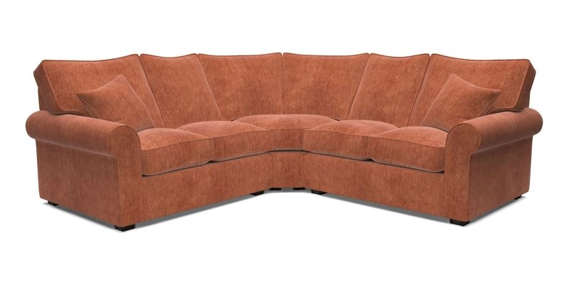 Upperton Corner Sofa RHF & LHF in Two Tone Plain Biscuit  - Loose cover option available