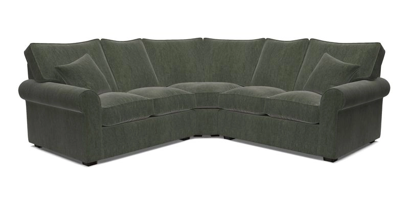 Upperton Corner Sofa RHF & LHF in Two Tone Plain Biscuit  - Loose cover option available
