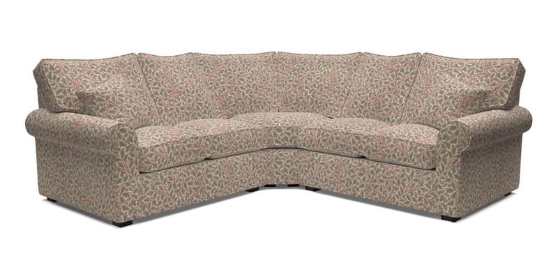 Upperton Corner Sofa RHF & LHF in Two Tone Plain Biscuit  - Loose cover option available