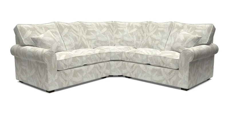 Upperton Corner Sofa RHF & LHF in Two Tone Plain Biscuit  - Loose cover option available