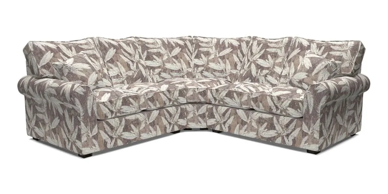 Upperton Corner Sofa RHF & LHF in Two Tone Plain Biscuit  - Loose cover option available
