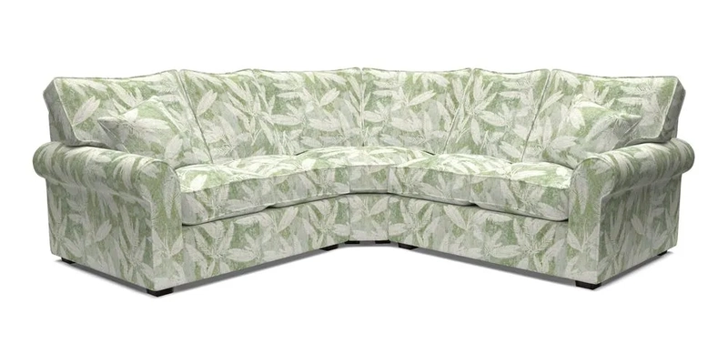 Upperton Corner Sofa RHF & LHF in Two Tone Plain Biscuit  - Loose cover option available