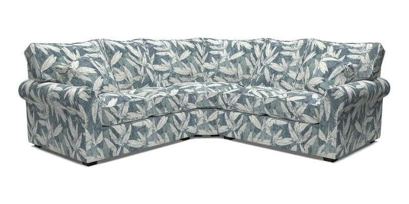 Upperton Corner Sofa RHF & LHF in Two Tone Plain Biscuit  - Loose cover option available