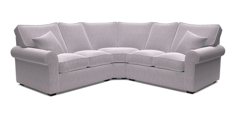 Upperton Corner Sofa RHF & LHF in Two Tone Plain Biscuit  - Loose cover option available
