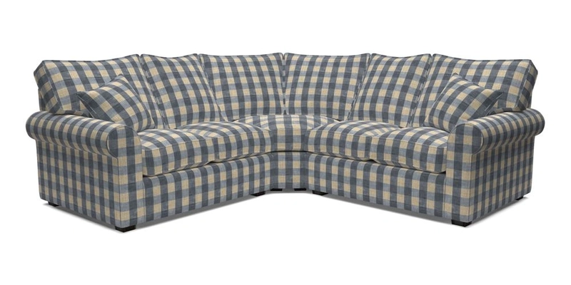 Upperton Corner Sofa RHF & LHF in Two Tone Plain Biscuit  - Loose cover option available