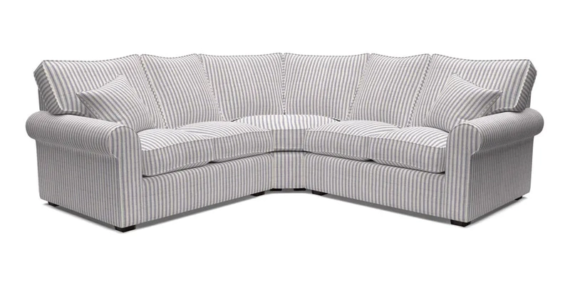 Upperton Corner Sofa RHF & LHF in Two Tone Plain Biscuit  - Loose cover option available