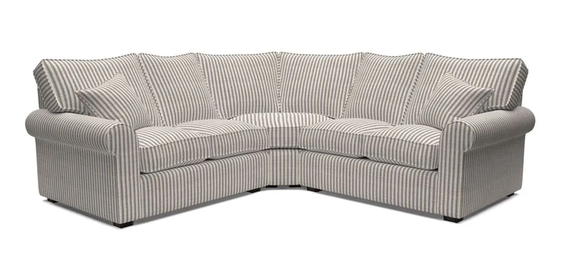 Upperton Corner Sofa RHF & LHF in Two Tone Plain Biscuit  - Loose cover option available