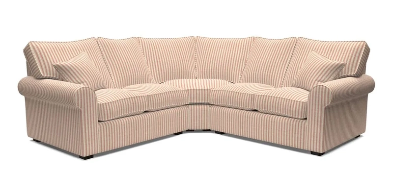 Upperton Corner Sofa RHF & LHF in Two Tone Plain Biscuit  - Loose cover option available