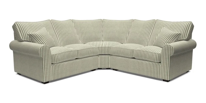 Upperton Corner Sofa RHF & LHF in Two Tone Plain Biscuit  - Loose cover option available