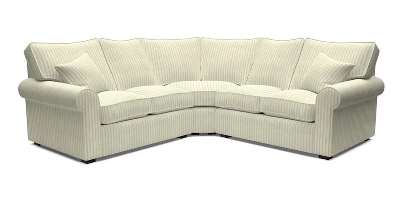 Upperton Corner Sofa RHF & LHF in Two Tone Plain Biscuit  - Loose cover option available