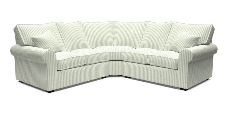 Upperton Corner Sofa RHF & LHF in Two Tone Plain Biscuit  - Loose cover option available