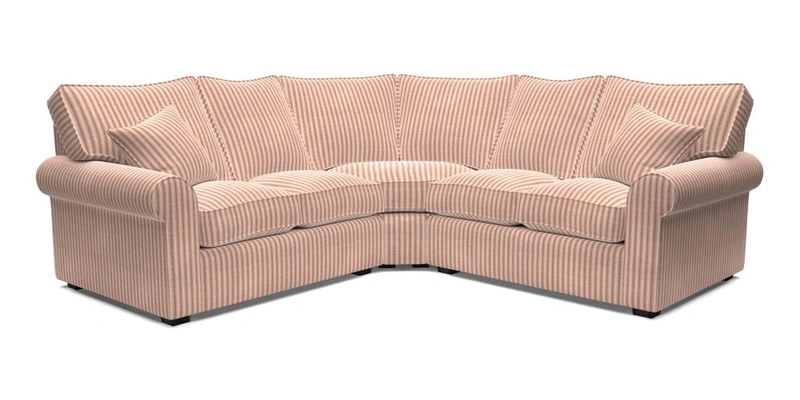 Upperton Corner Sofa RHF & LHF in Two Tone Plain Biscuit  - Loose cover option available