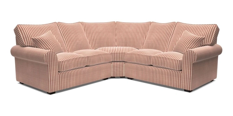 Upperton Corner Sofa RHF & LHF in Two Tone Plain Biscuit  - Loose cover option available