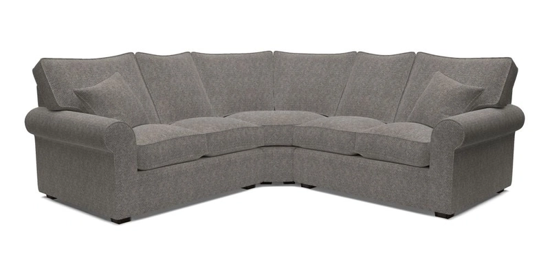 Upperton Corner Sofa RHF & LHF in Two Tone Plain Biscuit  - Loose cover option available