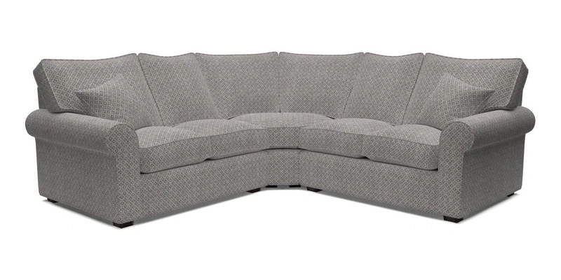 Upperton Corner Sofa RHF & LHF in Two Tone Plain Biscuit  - Loose cover option available