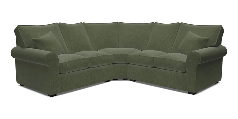 Upperton Corner Sofa RHF & LHF in Two Tone Plain Biscuit  - Loose cover option available