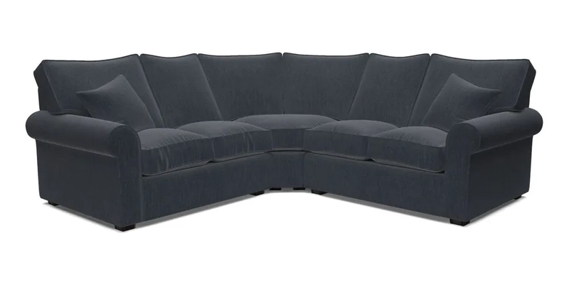 Upperton Corner Sofa RHF & LHF in Two Tone Plain Biscuit  - Loose cover option available