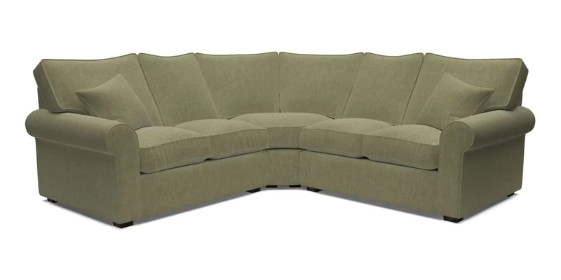 Upperton Corner Sofa RHF & LHF in Two Tone Plain Biscuit  - Loose cover option available