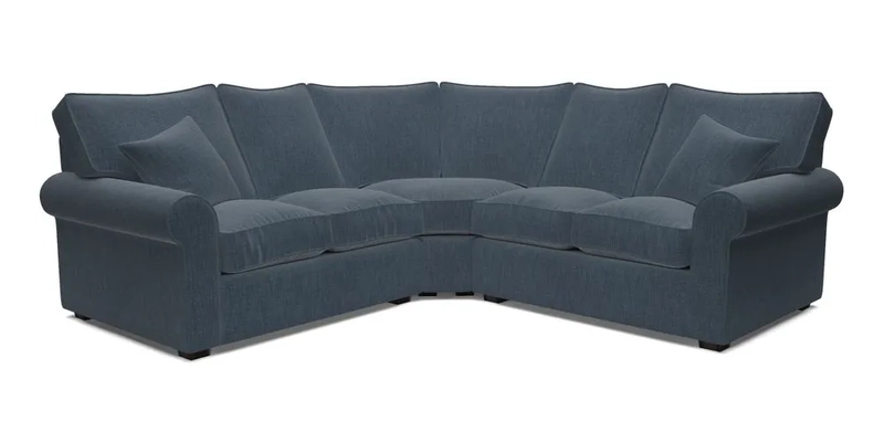 Upperton Corner Sofa RHF & LHF in Two Tone Plain Biscuit  - Loose cover option available