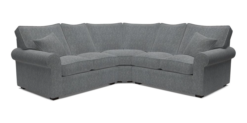 Upperton Corner Sofa RHF & LHF in Two Tone Plain Biscuit  - Loose cover option available