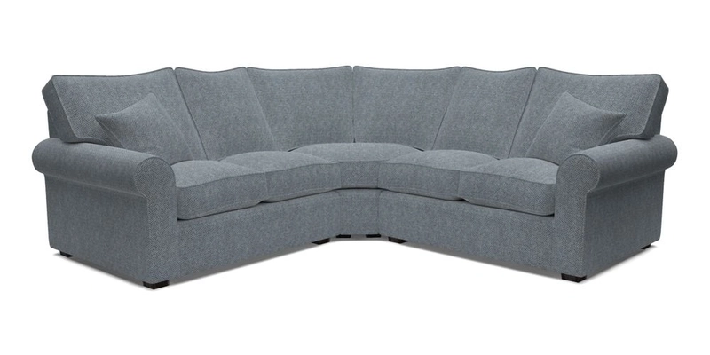 Upperton Corner Sofa RHF & LHF in Two Tone Plain Biscuit  - Loose cover option available