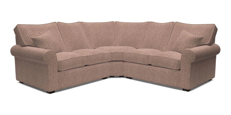 Upperton Corner Sofa RHF & LHF in Two Tone Plain Biscuit  - Loose cover option available