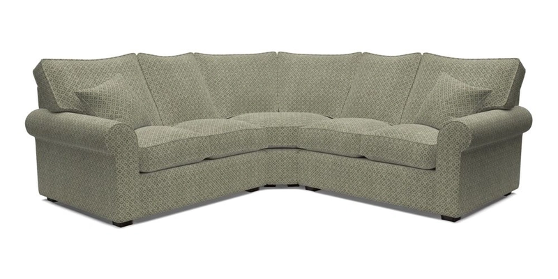 Upperton Corner Sofa RHF & LHF in Two Tone Plain Biscuit  - Loose cover option available