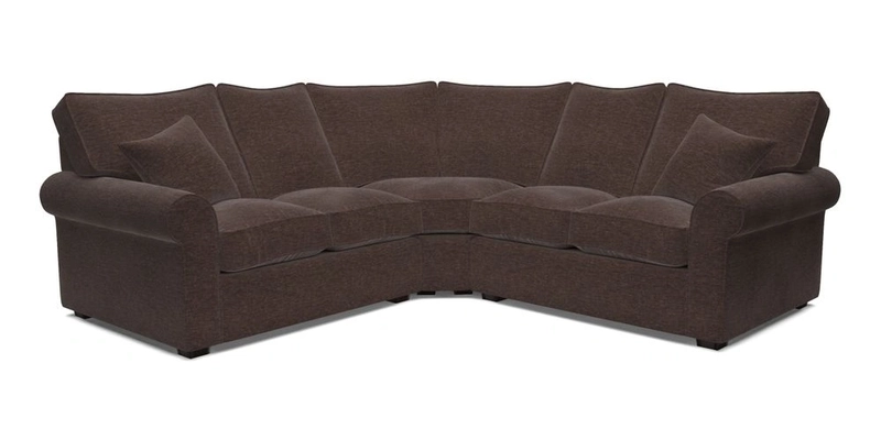 Upperton Corner Sofa RHF & LHF in Two Tone Plain Biscuit  - Loose cover option available